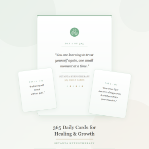 365 Daily Cards for Healing & Growth — Interactive Digital Deck